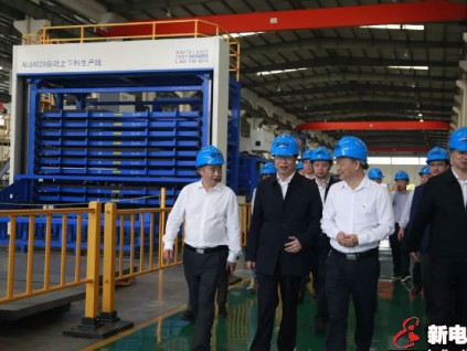 森赫電梯迎湖州市委副書(shū)記、市長(zhǎng)錢(qián)三雄一行蒞臨考察調(diào)研