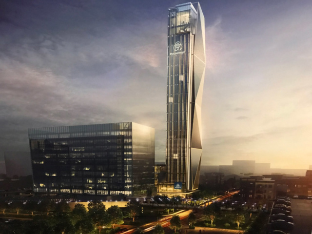 蒂森克虜伯（亞特蘭大）電梯試驗塔調(diào)整設(shè)計