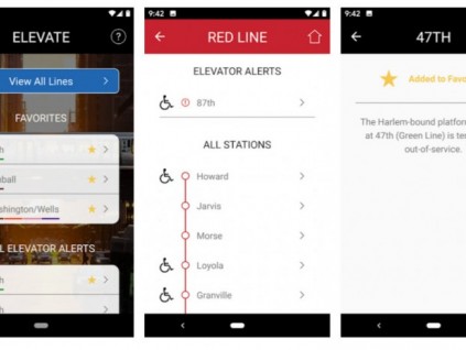 美國學生課程項目開發(fā)帶有運輸系統(tǒng)內(nèi)電梯故障預警功能的手機APP