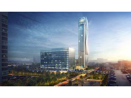 蒂森克虜伯亞特蘭大電梯試驗(yàn)塔混凝土芯工程完工