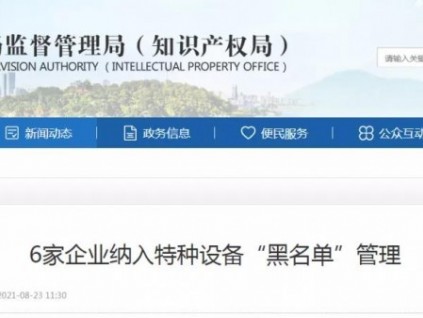 違規(guī)開展電梯維保作業(yè)，被罰19.9萬！6家企業(yè)列入特種設(shè)備“黑名單”！