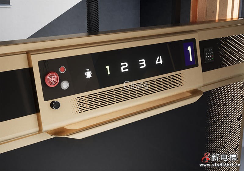 舒適與科技感并存的別墅電梯風(fēng)扇裝置