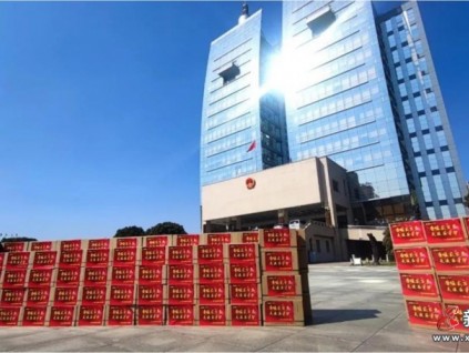 “春暖家萬戶，天使在守護” -- 康力電梯愛心捐贈助力吳江汾湖抗疫