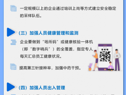 《上海市工業(yè)企業(yè)復(fù)工復(fù)產(chǎn)疫情防控指引（第三版）》發(fā)布，6月1日起施行