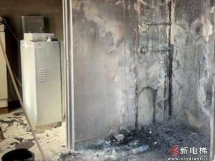 北京一小區(qū)施工人員在更換電梯切割作業(yè)時(shí)機(jī)房??起火被罰?