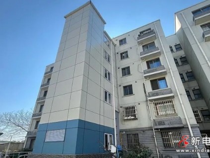 上海閔行某小區(qū)加裝電梯工作取得顯著進展 近期將加裝第25部電梯