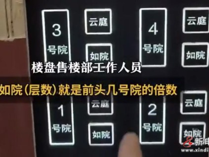 回家乘電梯操作堪比奧數(shù)題！山西臨汾某小區(qū)第四代住宅設(shè)計(jì)遭業(yè)主吐槽