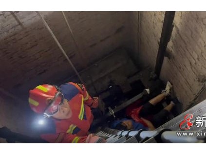 突發(fā)！溫州工人電梯墜落卡二樓 電梯零件插入后背